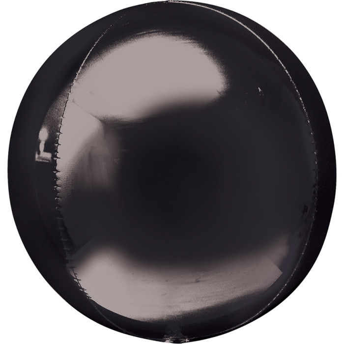 Шар Сфера 3D Металл, Черный / Black