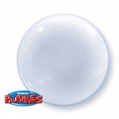 Шар Сфера 3D Deco Bubble (бабл) 100% Прозрачный в упаковке / Qualatex