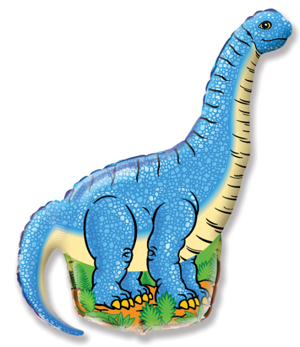 Шар Фигура, Диплодок (синий) / Diplodocus (в упаковке)