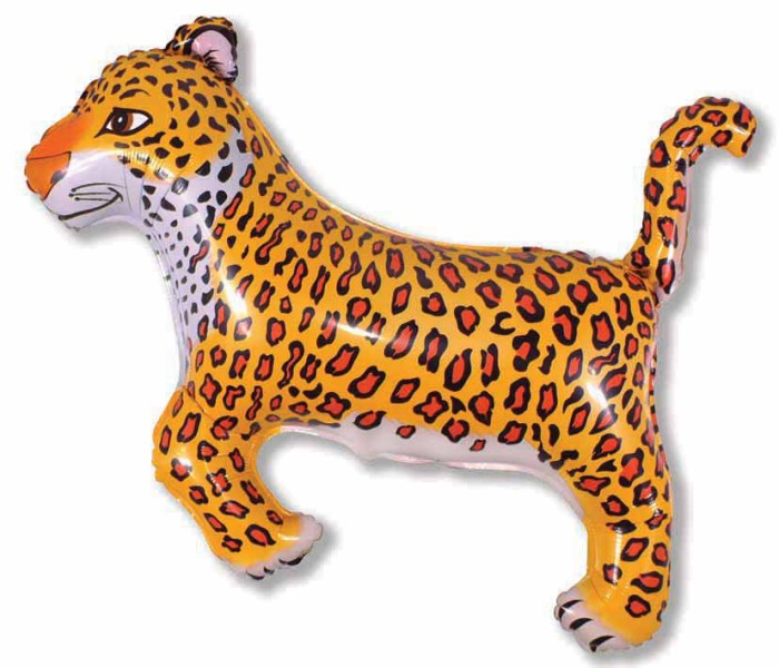 Шар Фигура, Леопард (чёрный) / Leopard (в упаковке)
