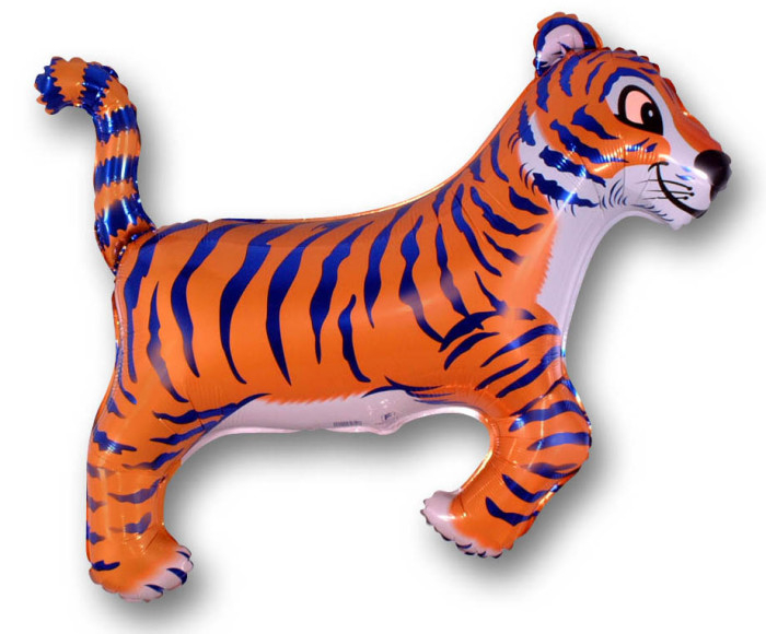 Шар Фигура, Тигр (синий) / Tiger (в упаковке)