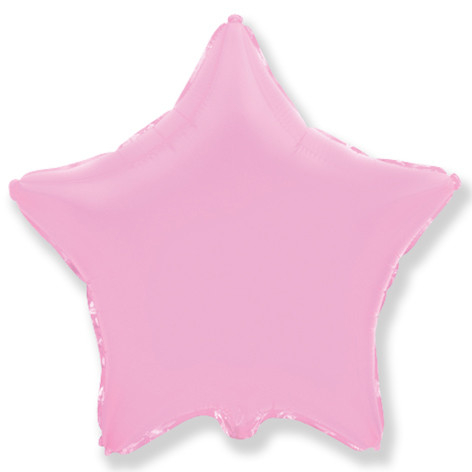 Шар Звезда, Розовый / Baby Pink (в упаковке)