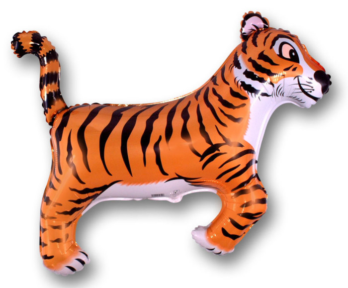 Шар Фигура, Тигр (чёрный) / Tiger (в упаковке)
