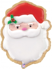 Шар Фигура, Новогоднее печенье, Дед Мороз (в упаковке)