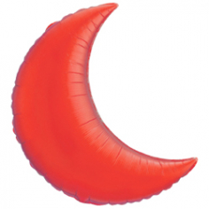Шар фигура, Полумесяц, Красный / Crescent Moon