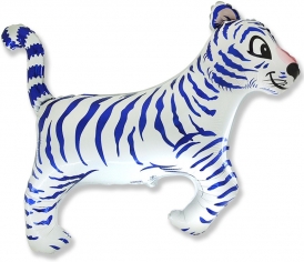Шар Фигура, Тигр (белый) / Tiger (в упаковке) 